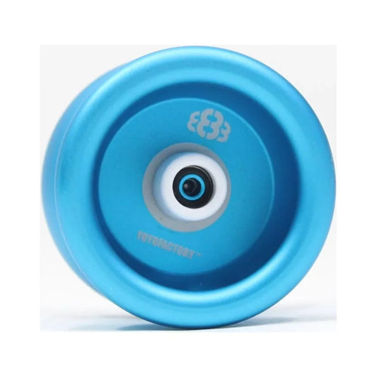 YoYofactory 888 OG Yo-Yo - Hub Stack - Mono-Metal YoYo (Aqua)