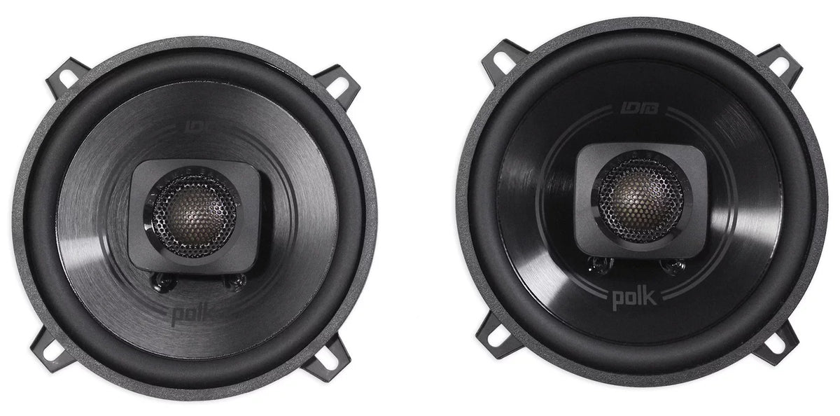 (2) Polk Audio DB522 5.25" 600w Car/Marine/Motorcycle Speakers+Speaker